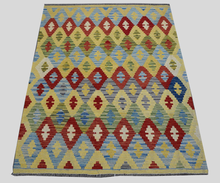 4 X 6 Ft Beautiful Large Kilim Handmade Rug From Turkey Klm1269