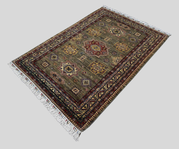 5 X 8 Ft Super Kazak Rug From Afghanistan Kzk604