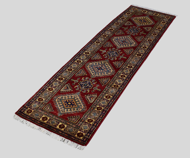 3 X 9 Ft Super Kazak Runner Rug From Afghanistan Kzk606