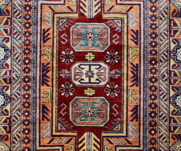 6 X 7 Ft Super Kazak Rug From Afghanistan Kzk1201