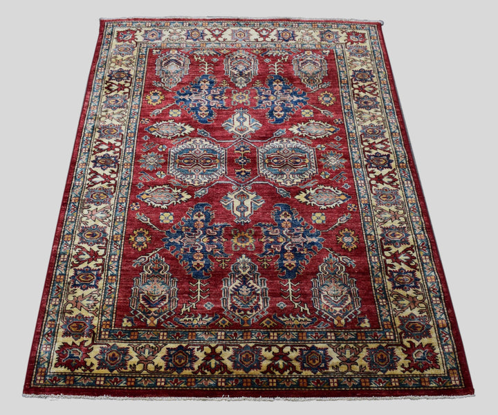 5 X 7 Ft Super Kazak Rug From Afghanistan Kzk1204