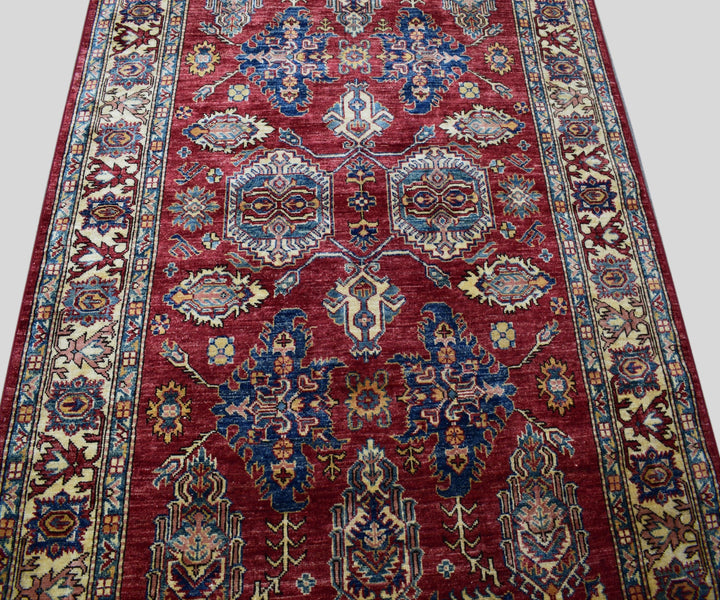 5 X 7 Ft Super Kazak Rug From Afghanistan Kzk1204