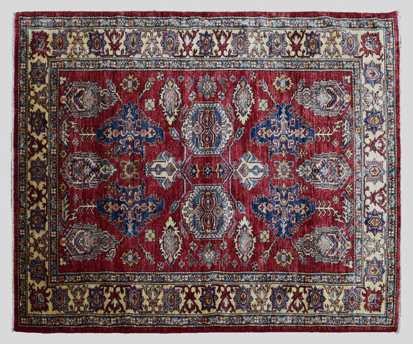 5 X 7 Ft Super Kazak Rug From Afghanistan Kzk1204