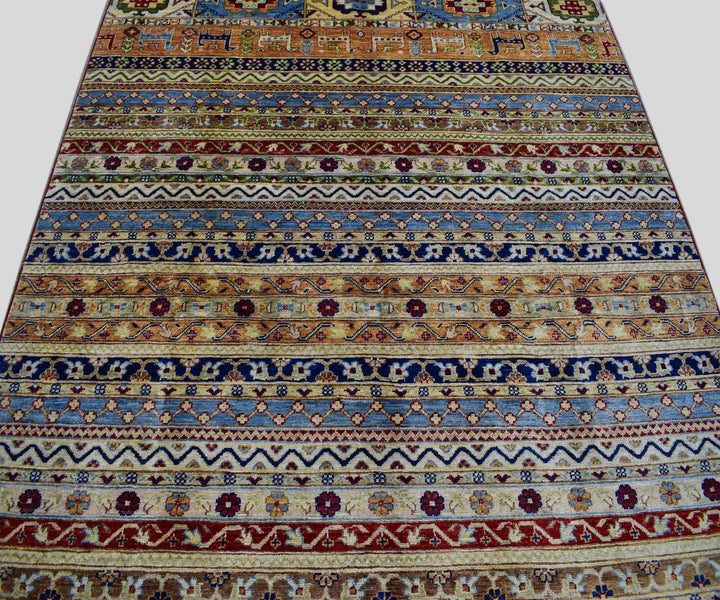 6 X 9 Ft Khurjeen Kazzak Rug From Afghanistan Krj639