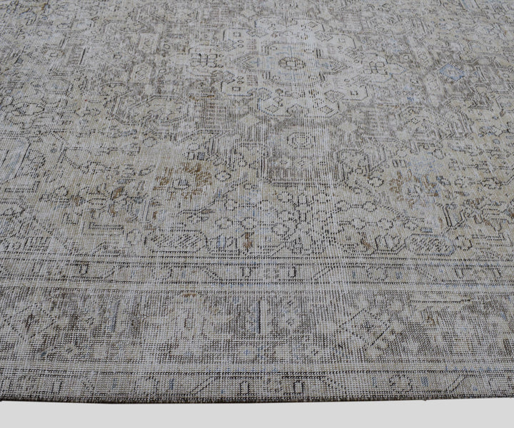 6 X 9 Handmade Stone White Ice Wash Oushak Antique Wool Area Rug Turkish Carpet Tww1153