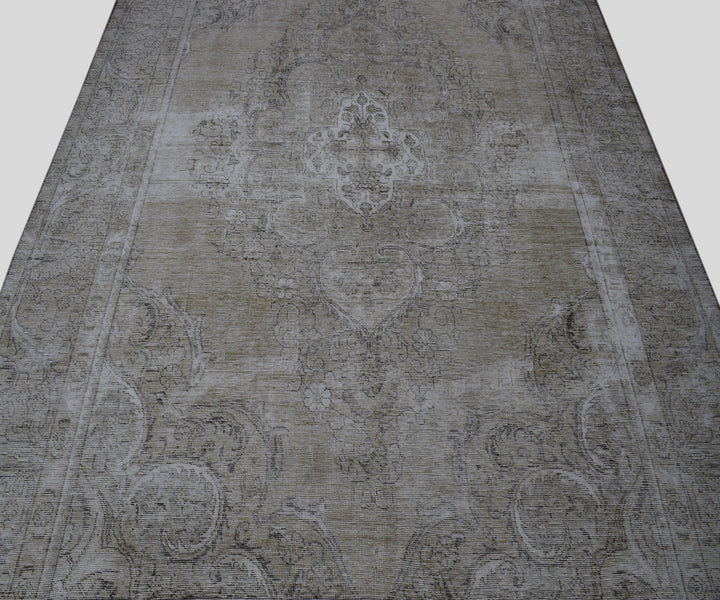 8 X 11 Handmade Stone White Ice Wash Oushak Antique Wool Area Rug Turkish Carpet Tww1163