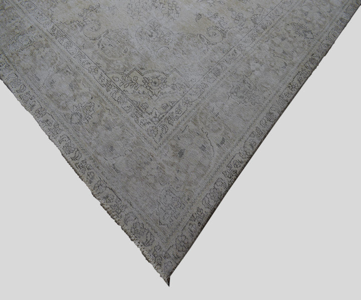 8 X 11 Handmade Stone White Ice Wash Oushak Antique Wool Area Rug Turkish Carpet Tww1165