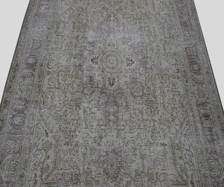 6 X 9 Handmade Stone White Ice Wash Oushak Antique Wool Area Rug Turkish Carpet Tww1169