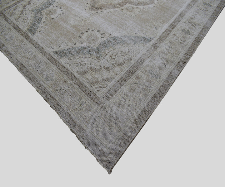 7 X 10 Handmade Stone White Ice Wash Oushak Antique Wool Area Rug Turkish Carpet Tww1171