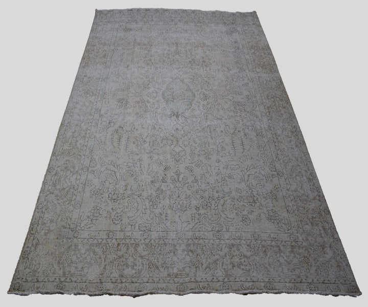 10 X 13 Large Handmade Stone White Ice Wash Oushak Antique Wool Area Rug Turkish Carpet Tww1180