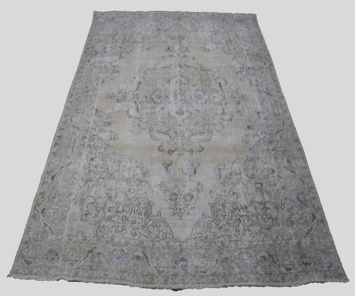 10 X 13 Large Handmade Stone White Ice Wash Oushak Antique Wool Area Rug Turkish Carpet Tww1182