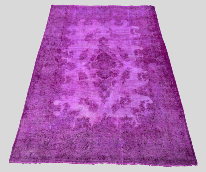 6 X 9 Ft Reloaded Overdyed Fine Oushak Handmade Antique Wool Area Rug From Turkish Carpet Kod1181