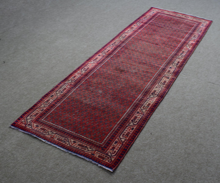 3 X 10 Ft Handmade Runner Rug From Anatolian Design Turkish Wool Carpet Shr812