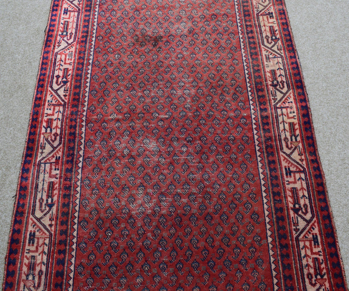 3 X 10 Ft Handmade Runner Rug From Anatolian Design Turkish Wool Carpet Shr812