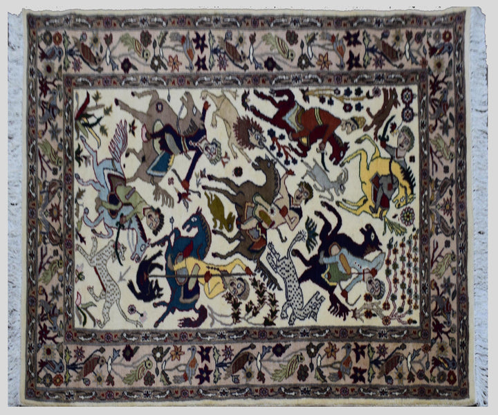 4 X 6 Ft Sootri Rug From Pakistan Str630