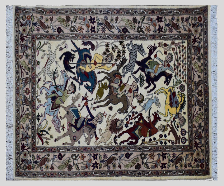 4 X 6 Ft Sootri Rug From Pakistan Str631