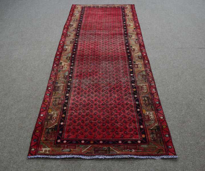 3 X 10 Ft Handmade Runner Rug From Anatolian Design Turkish Wool Carpet Shr816