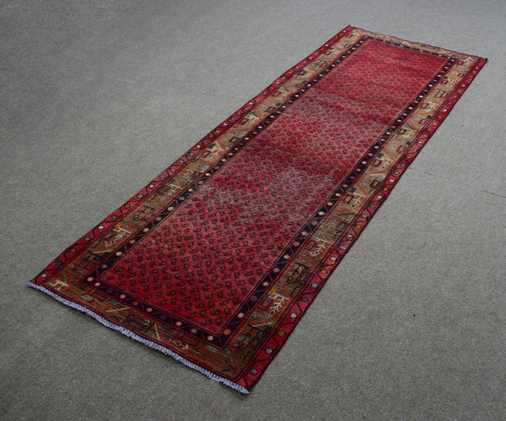 3 X 10 Ft Handmade Runner Rug From Anatolian Design Turkish Wool Carpet Shr816