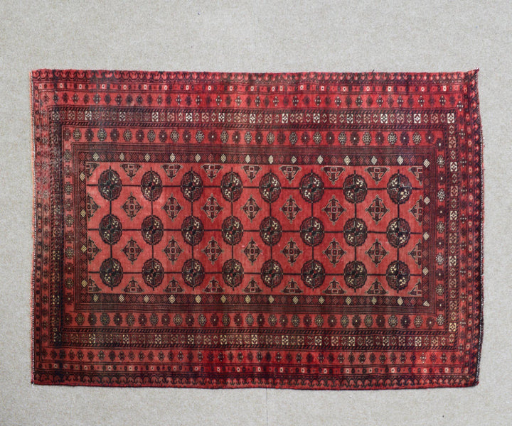 4 X 6 Ft Handmade Rug From Anatolian Design Turkish Wool Carpet Shr831