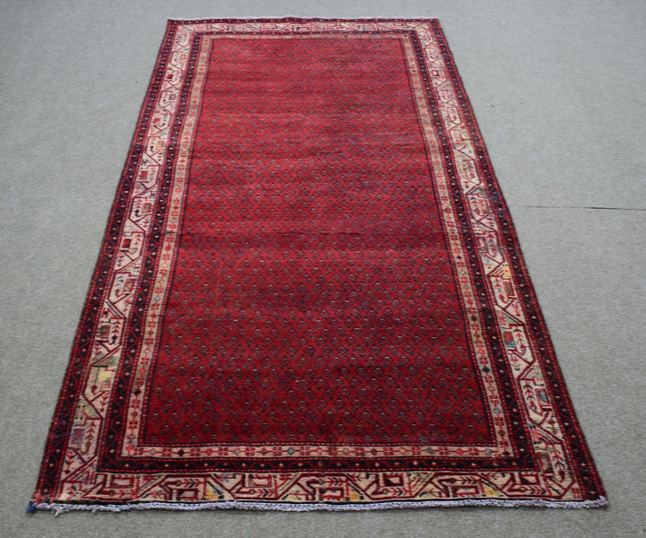 5 X 10 Ft Handmade Runner Rug From Anatolian Design Turkish Wool Carpet Shr845