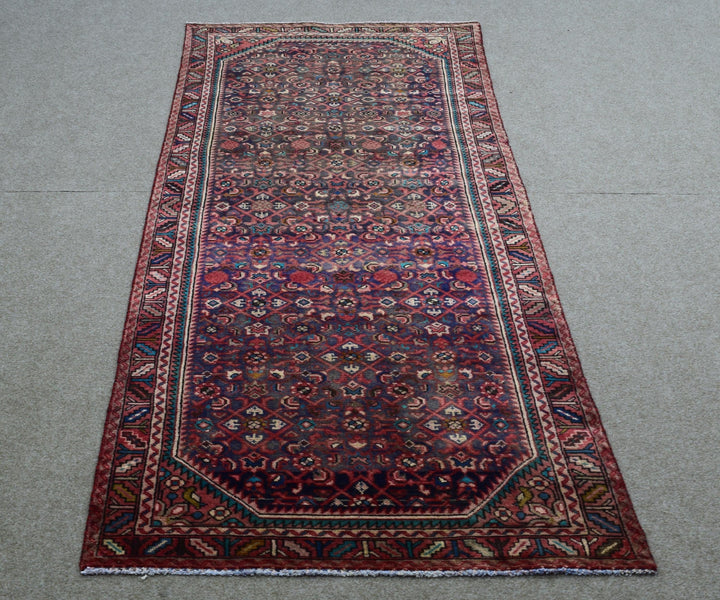 4 X 10 Ft Handmade Runner Rug From Anatolian Design Turkish Wool Carpet Shr863