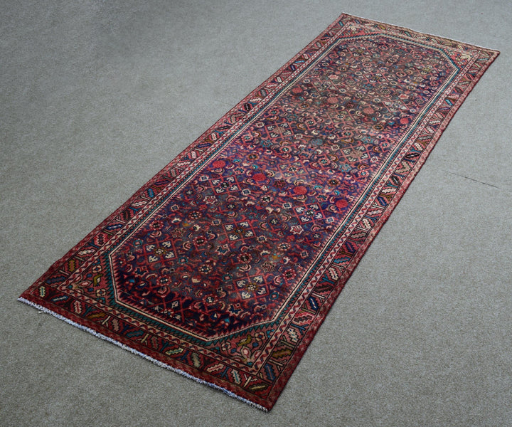 4 X 10 Ft Handmade Runner Rug From Anatolian Design Turkish Wool Carpet Shr863