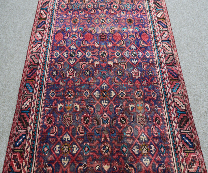 4 X 10 Ft Handmade Runner Rug From Anatolian Design Turkish Wool Carpet Shr863