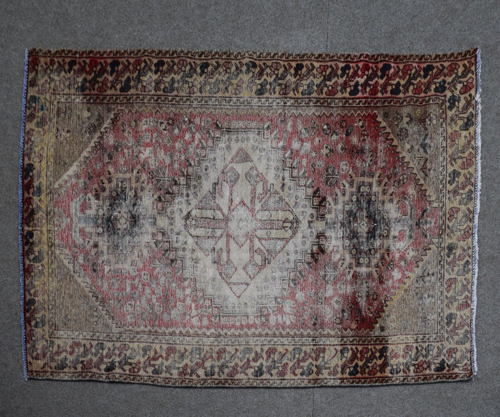 4 X 6 Ft Handmade Rug From Anatolian Design Turkish Wool Carpet Shr864