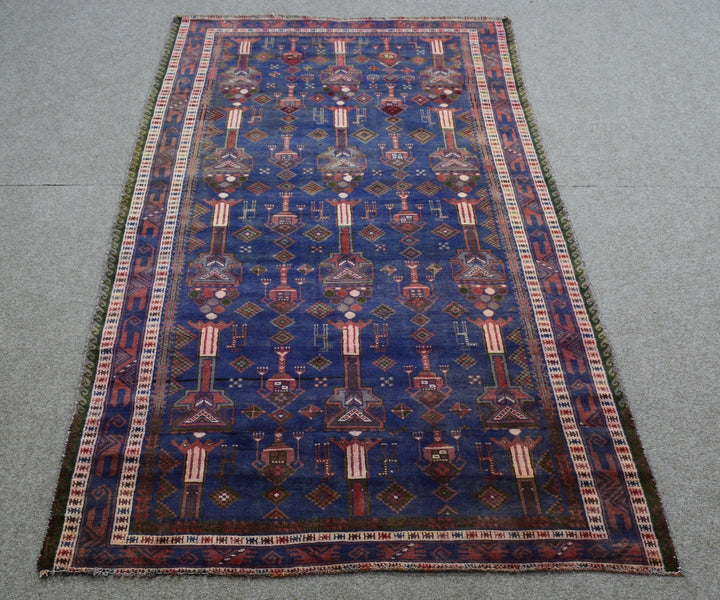 4 X 9 Ft Handmade Rug From Anatolian Design Turkish Wool Carpet Shr870