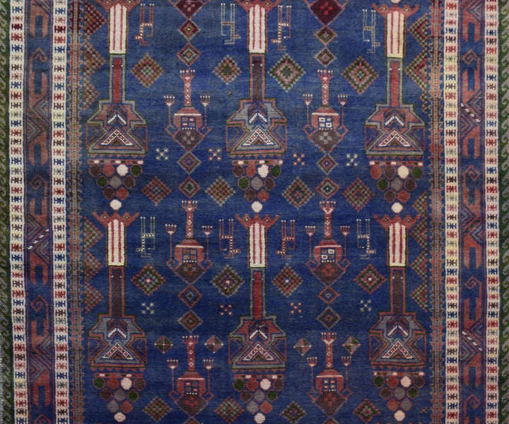 4 X 9 Ft Handmade Rug From Anatolian Design Turkish Wool Carpet Shr870