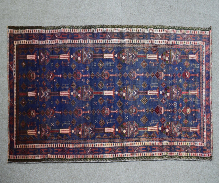 4 X 9 Ft Handmade Rug From Anatolian Design Turkish Wool Carpet Shr870