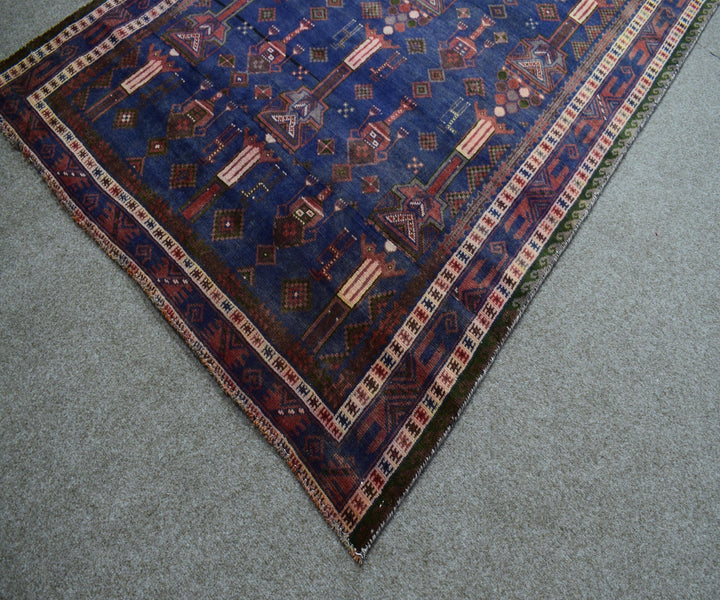 4 X 9 Ft Handmade Rug From Anatolian Design Turkish Wool Carpet Shr870