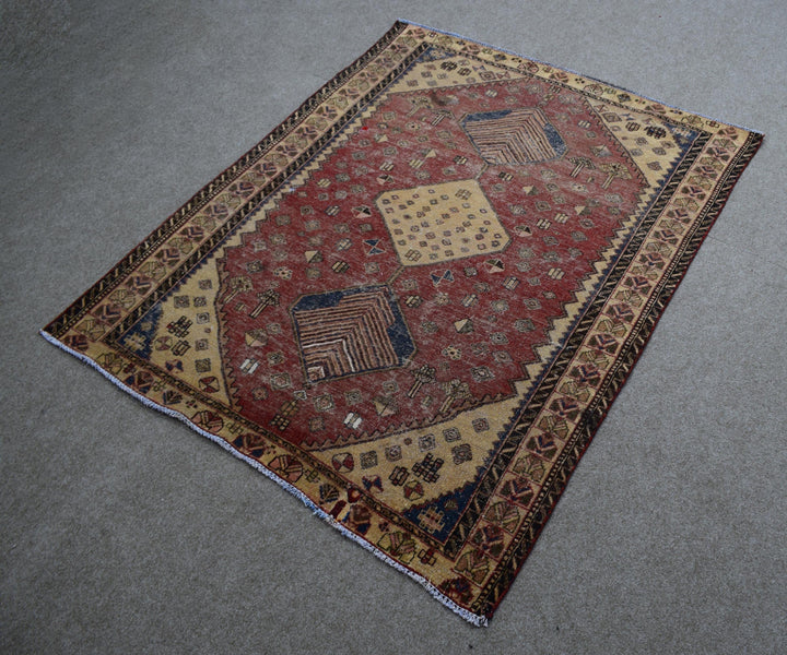 5 X 7 Ft Handmade Rug From Anatolian Design Turkish Wool Carpet Shr881