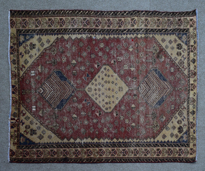 5 X 7 Ft Handmade Rug From Anatolian Design Turkish Wool Carpet Shr881