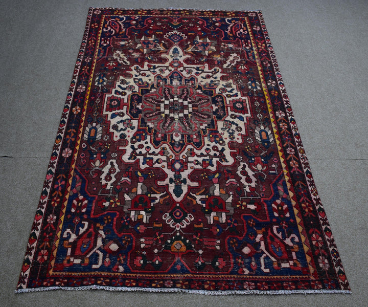 6 X 10 Ft Handmade Rug From Anatolian Design Turkish Wool Carpet Shr906