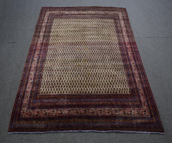 7 X 9 Ft Handmade Rug From Anatolian Design Turkish Wool Carpet Shr912