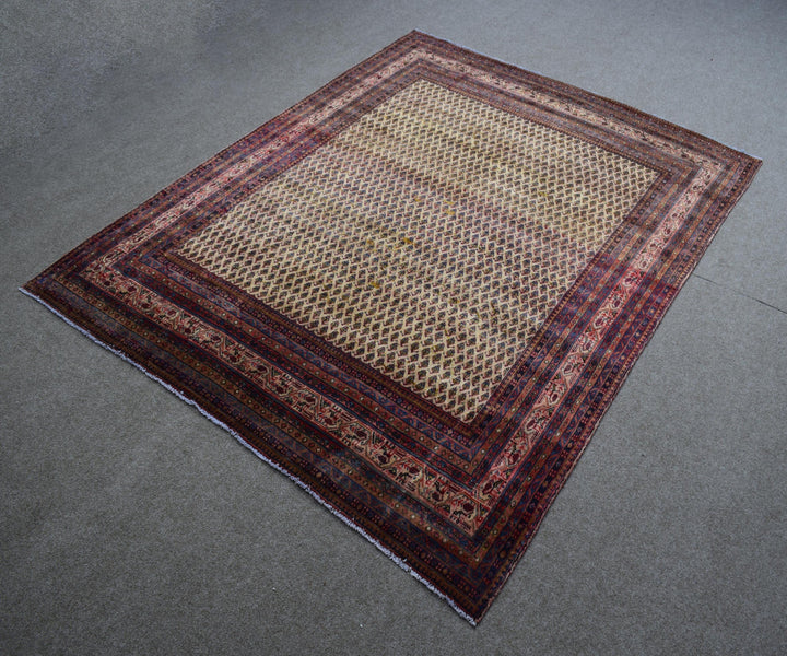 7 X 9 Ft Handmade Rug From Anatolian Design Turkish Wool Carpet Shr912