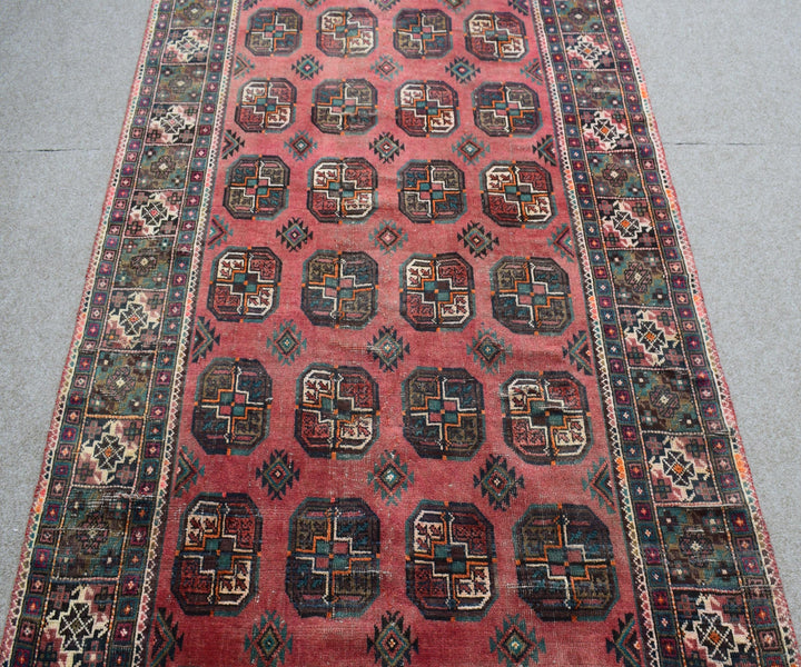 4 X 9 Ft Handmade Rug From Anatolian Design Turkish Wool Carpet Shr943