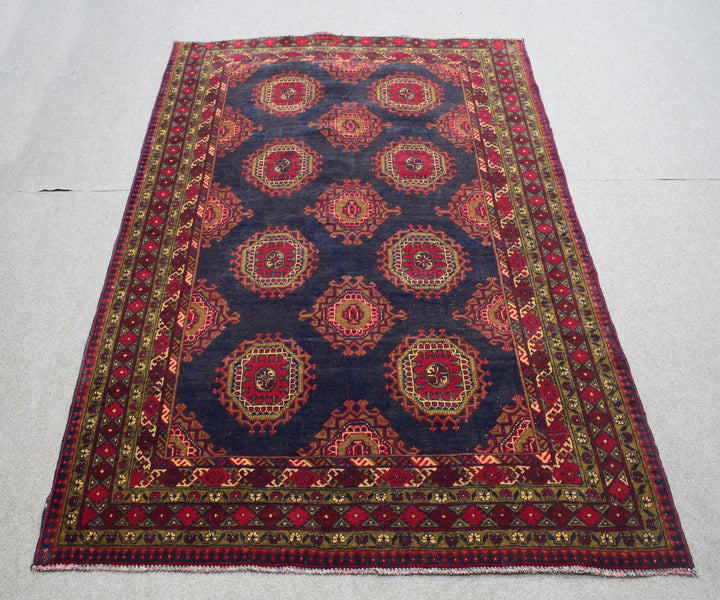 6 X 8 Ft Handmade Rug From Anatolian Design Turkish Wool Carpet Shr946