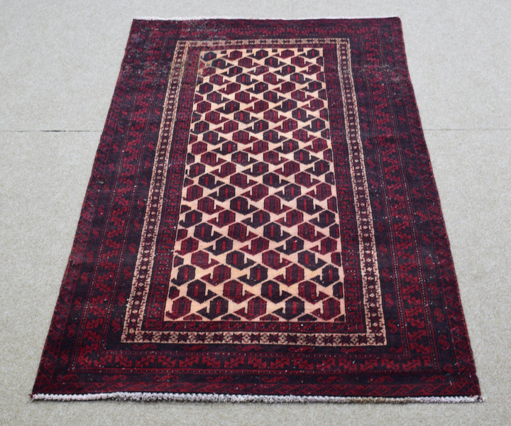 3 X 7 Ft Handmade Rug From Anatolian Design Turkish Wool Carpet Shr966