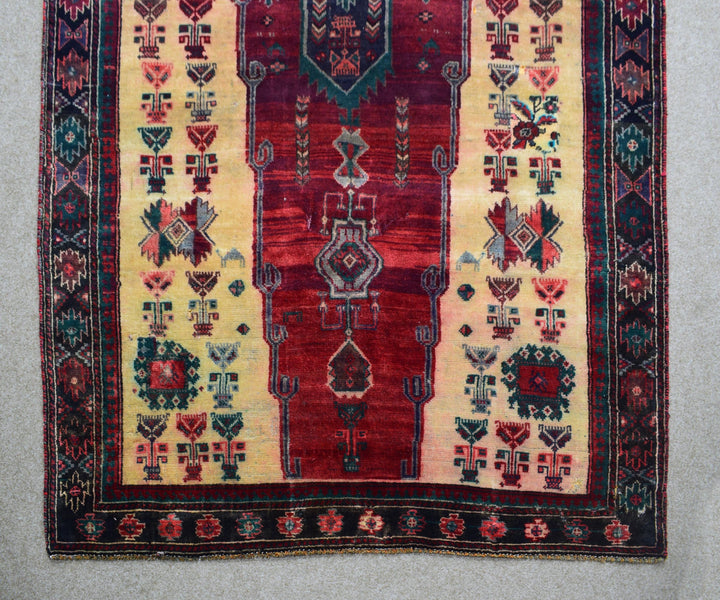 4 X 9 Ft Handmade Rug From Anatolian Design Turkish Wool Carpet Shr968