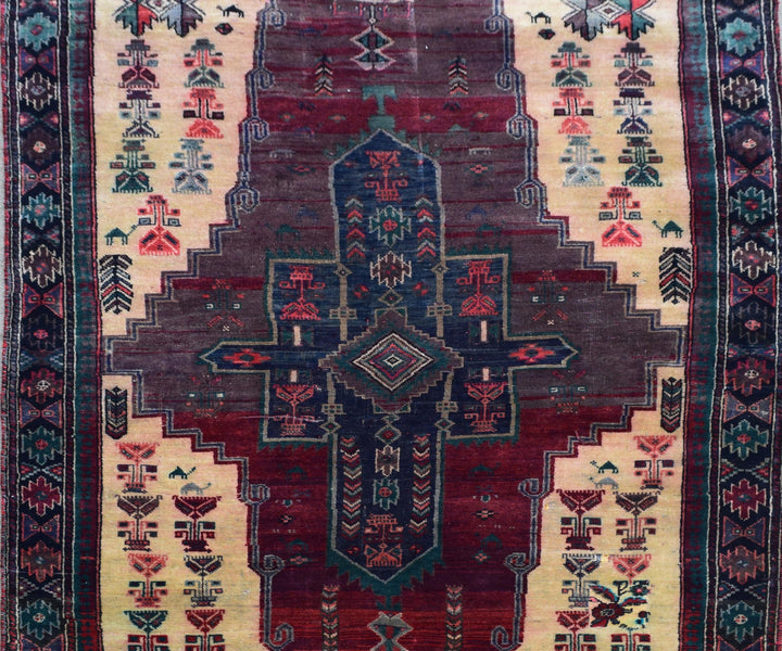 4 X 9 Ft Handmade Rug From Anatolian Design Turkish Wool Carpet Shr968