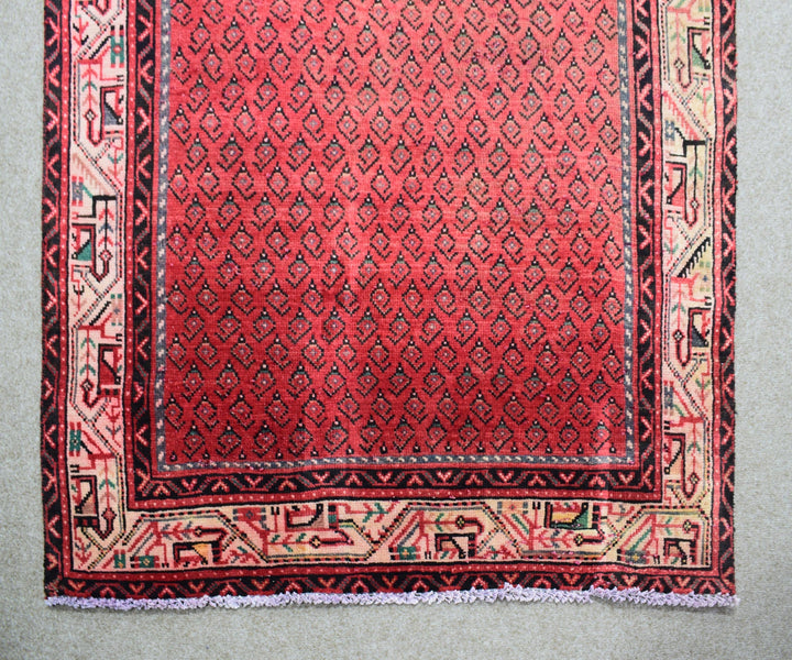 4 X 11 Ft Handmade Runner Rug From Anatolian Design Turkish Wool Carpet Shr974