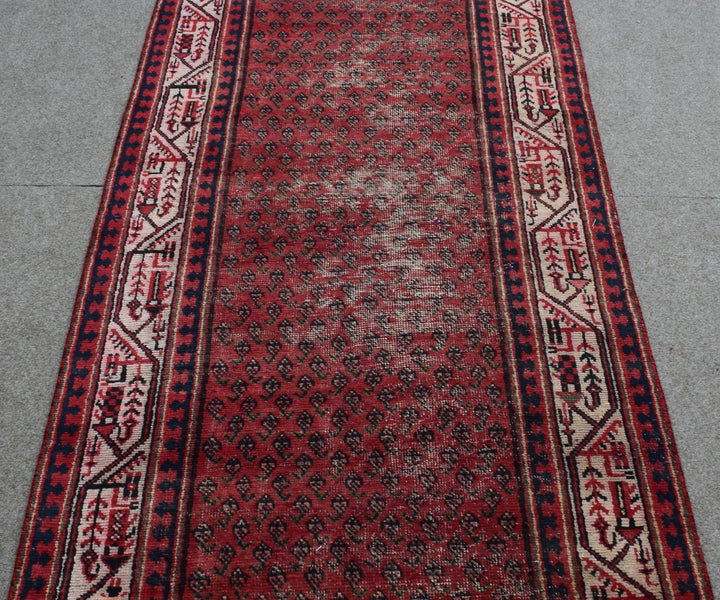 3 X 10 Ft Handmade Runner Rug From Anatolian Design Turkish Wool Carpet Shr986