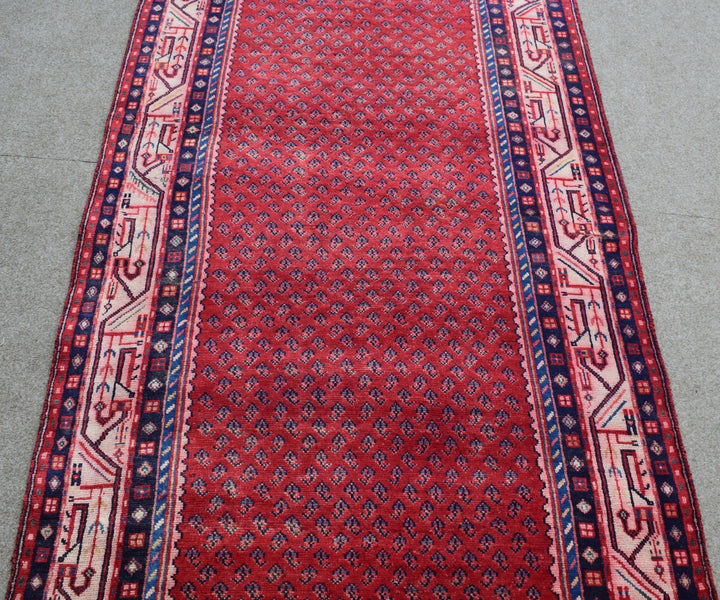 4 X 10 Ft Handmade Runner Rug From Anatolian Design Turkish Wool Carpet Shr990