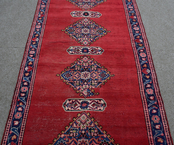 4 X 9 Ft Handmade Rug From Anatolian Design Turkish Wool Carpet Shr997