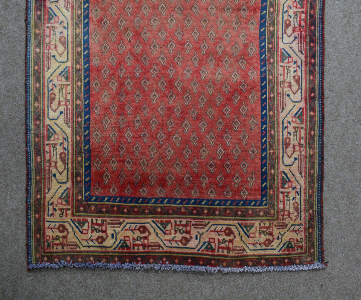 3 X 10 Ft Handmade Runner Rug From Anatolian Design Turkish Wool Carpet Shr1000