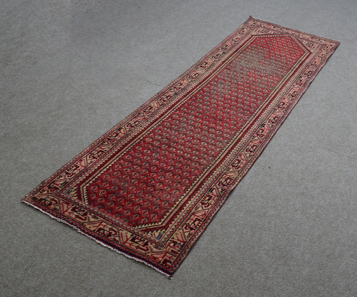 3 X 9 Ft Handmade Runner Rug From Anatolian Design Turkish Wool Carpet Shr1009