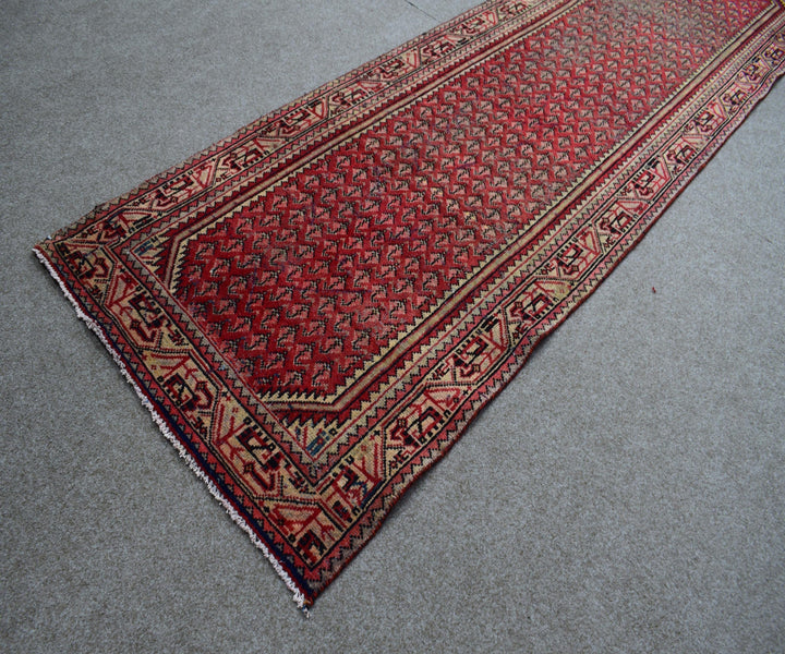 3 X 9 Ft Handmade Runner Rug From Anatolian Design Turkish Wool Carpet Shr1009