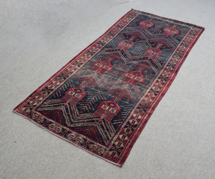 4 X 9 Ft Handmade Rug From Anatolian Design Turkish Wool Carpet Shr1010